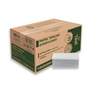 Toalla de papel interfoliada hoja simple extra - 2,000 hojas