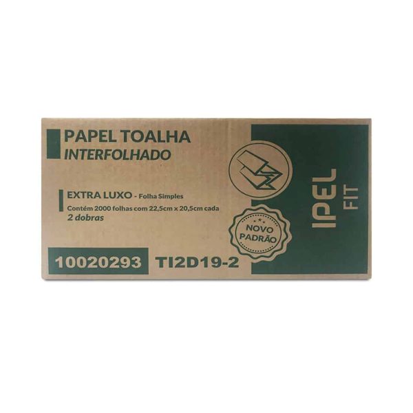 Toalla de papel interfoliada hoja simple extra - 2,000 hojas - Imagen 4