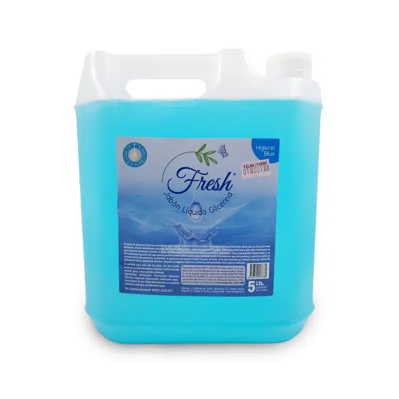 Jabón de glicerina Fresh Blue - Envase de 5 litros