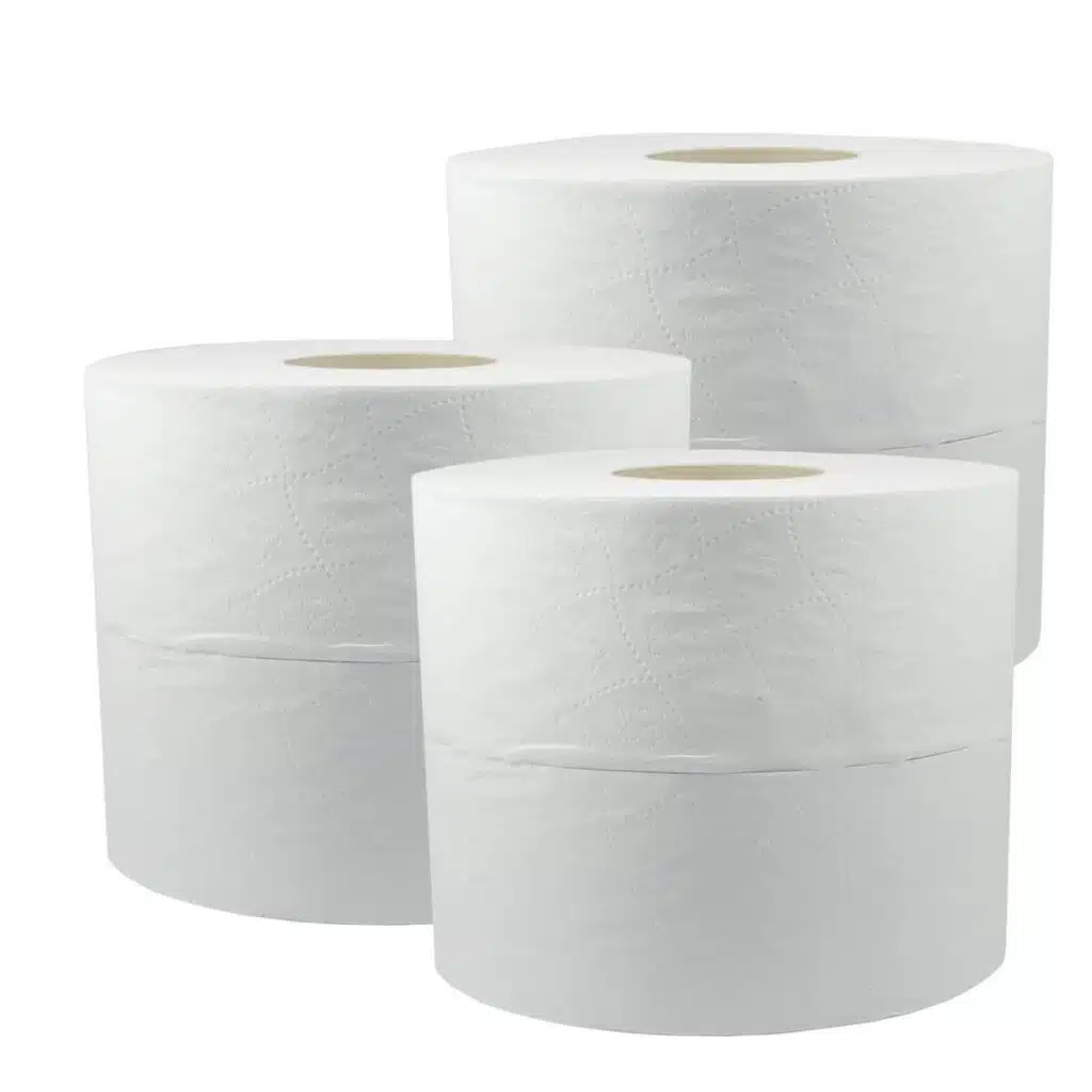 Papel higiénico jumbo - 6 rollos de 500 metros