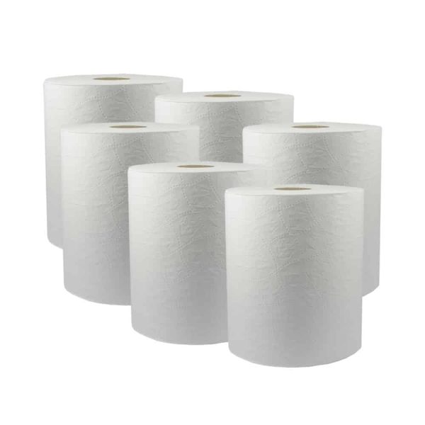 Toalla de papel bobina Ipel autocorte - 6 rollos de 200 metros - Imagen 3