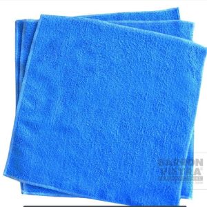 Paño microfibra azul 30 cm x 30 cm - Pack de 5 unidades