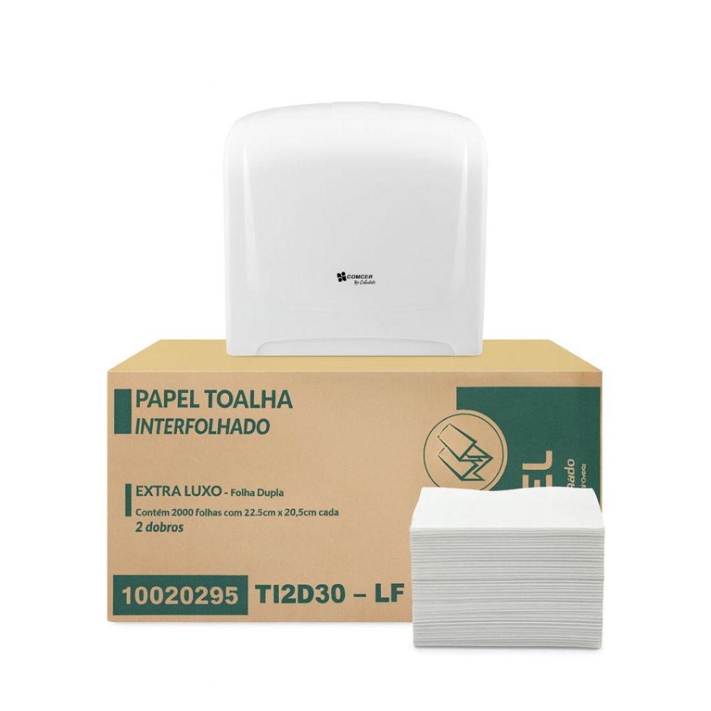 Pack toalla interfoliada + dispensador de toalla