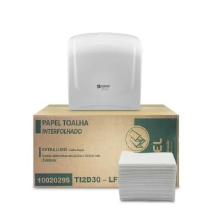Pack toalla interfoliada + dispensador de toalla