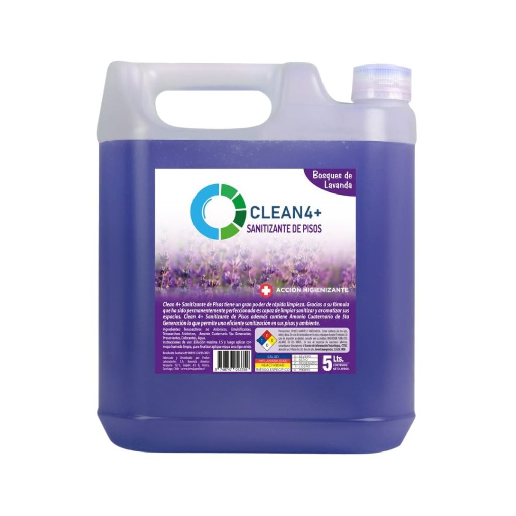 Limpiador sanitizante de pisos - 5 litros