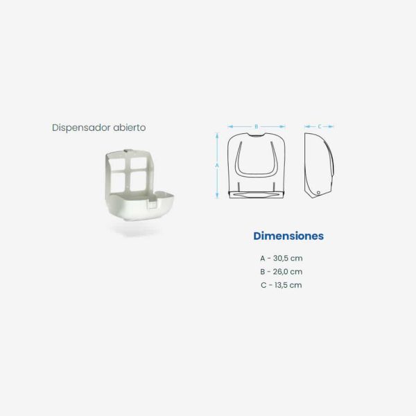 Dispensador de toalla interfoliada - Imagen 2