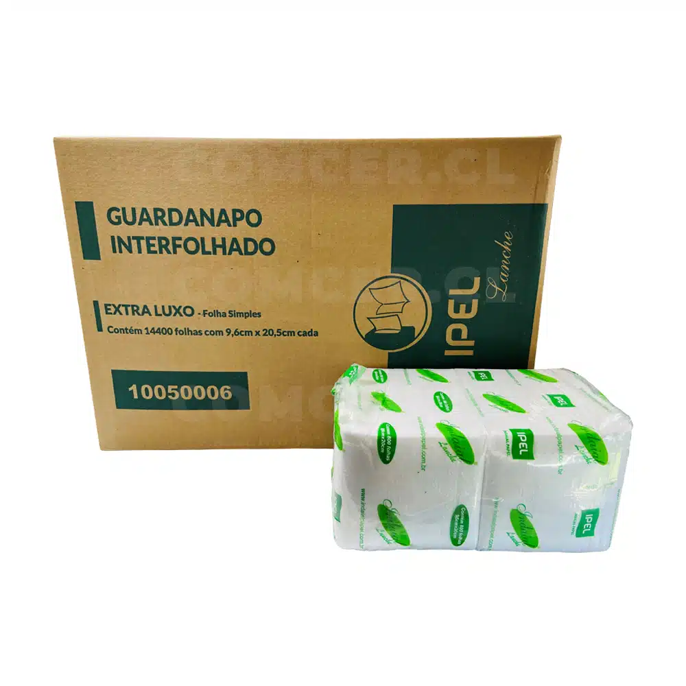 Servilleta interfoliada hoja simple - 14,400 unidades