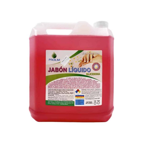 Jabón líquido de glicerina frutos tropicales - 5 litros