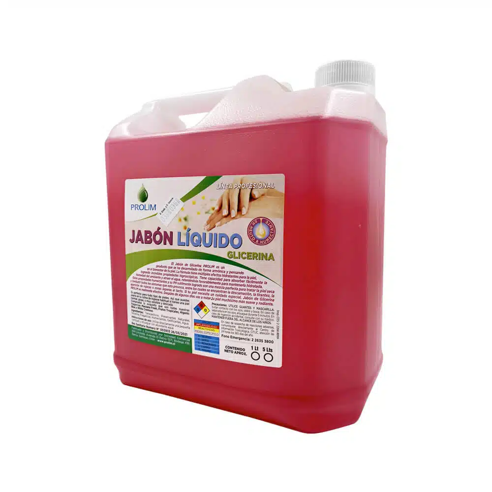Jabón líquido de glicerina frutos tropicales - 5 litros - Imagen 2