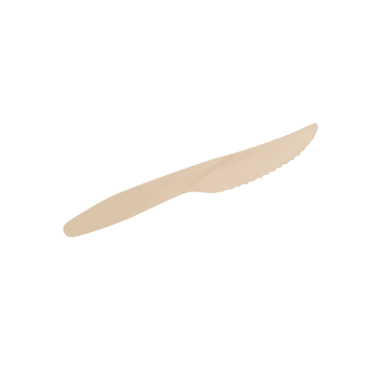 100 cuchillos de madera compostable