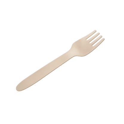 Tenedor de madera compostable 100 unidades