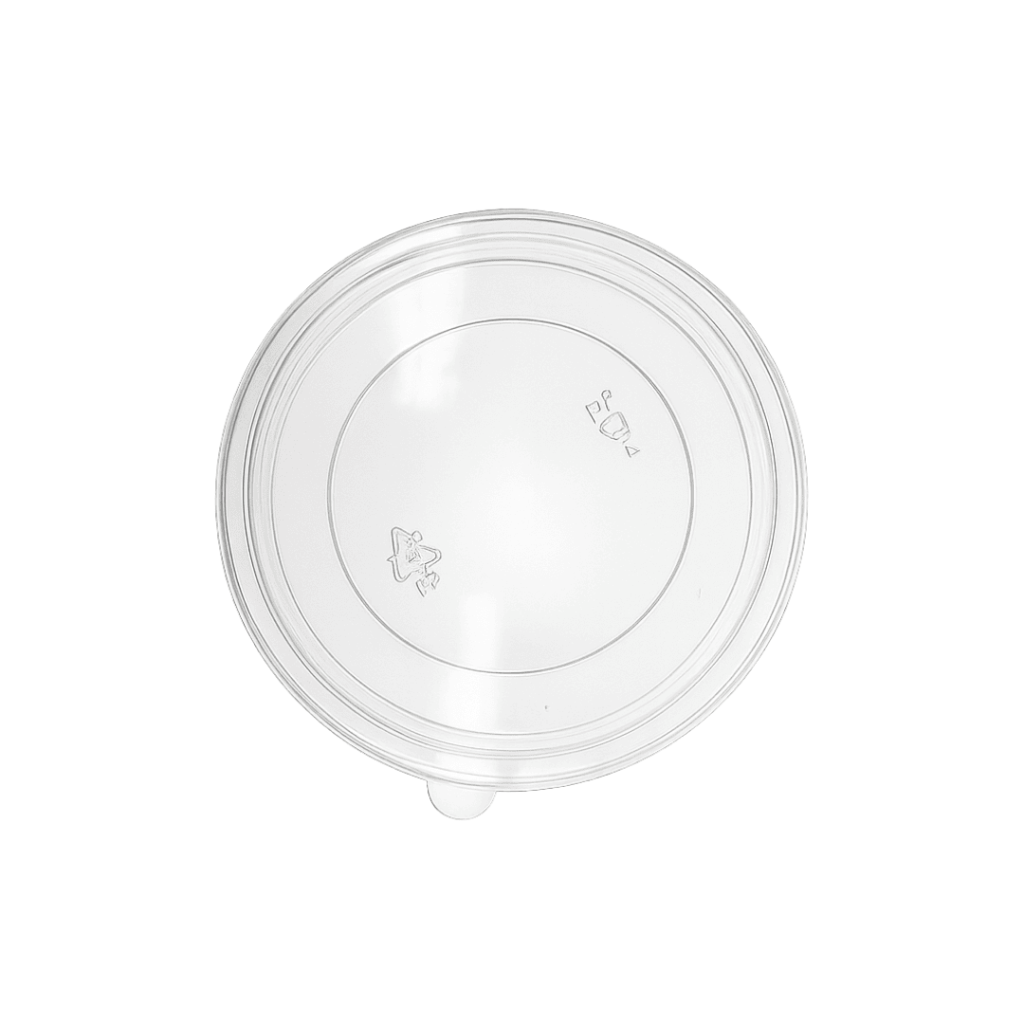 Tapas de envase de cartón kraft grande 18 cm de diámetro - Pack de 50 unidades