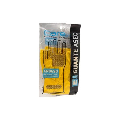 Guante de aseo amarillo tallas L - Imagen 2