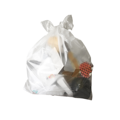 10 Bolsas de basura transparente de 100 cm X 150 cm