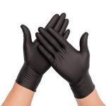 GUANTES DE NITRILO NEGRO TALLA L CAJA DE 100 UNI - Imagen 2