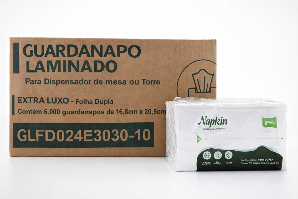 SERVILLETA NAPKIN DOBLE HOJA INTERFOLIADO 6000 UNI