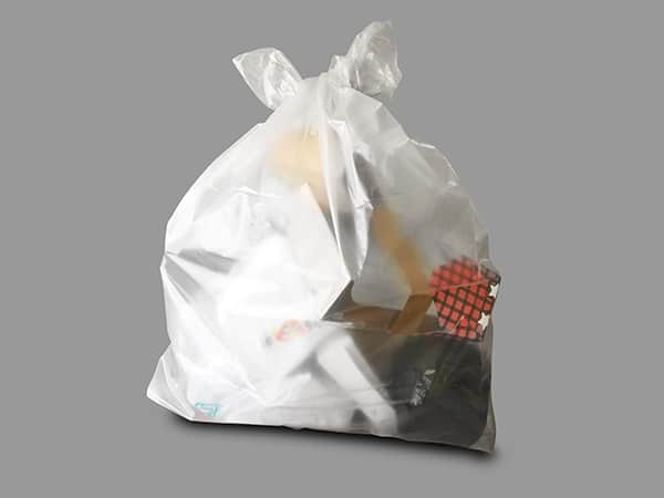 10 Bolsas de basura transparente de 100 cm X 150 cm