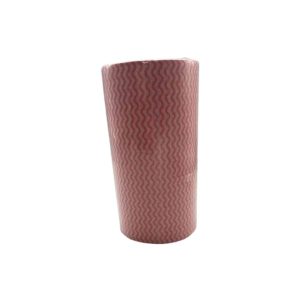 taza de papel, diseño en zigzag, color rojo, blanco