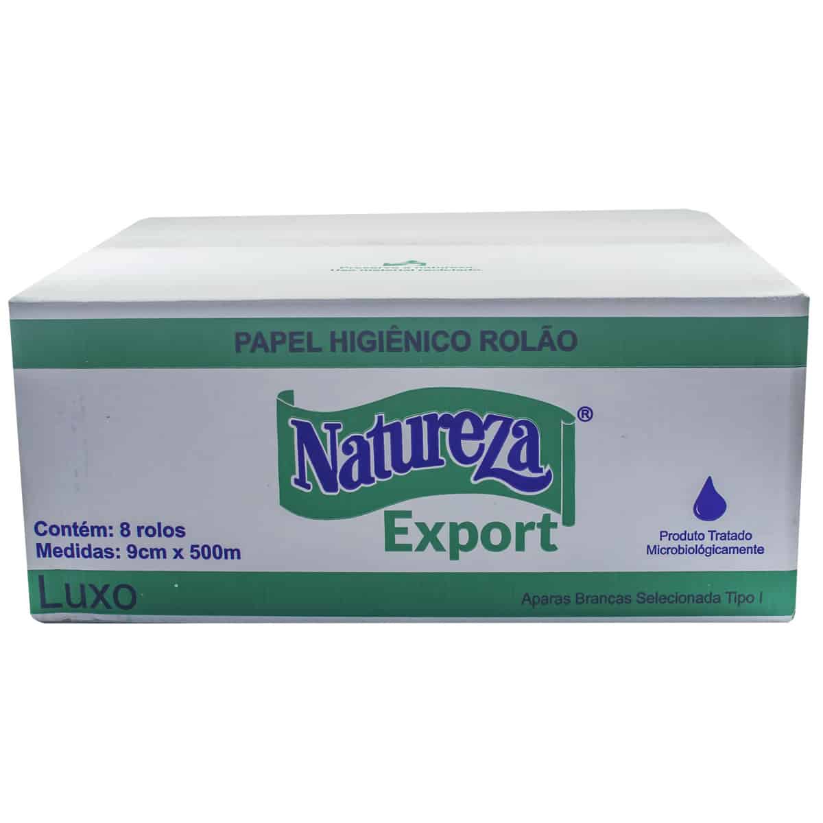 Papel Higienico Natureza 8 Rollos De 500 Metros