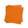 Paño microfibra naranja 30 cm x 30 cm - Pack de 5 unidades