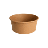 Plato bowl cartón kraft impermeable 750 cc - Pack de 50 unidades