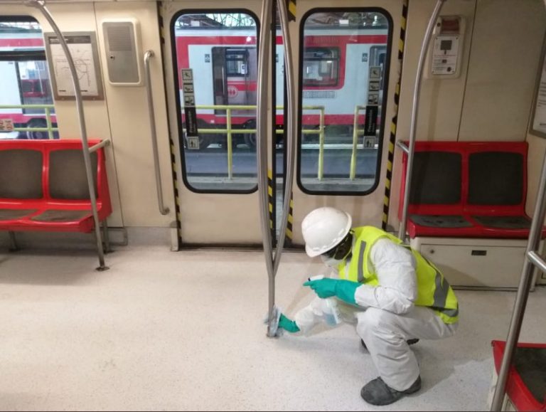 Amonio Cuaternario: El gran aliado del Metro para desinfectar sus vagones