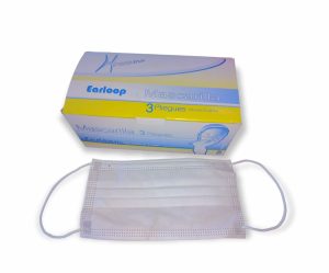 MASCARILLA 3 PLIEGUES BLANCA CAJA DE 50 UNI